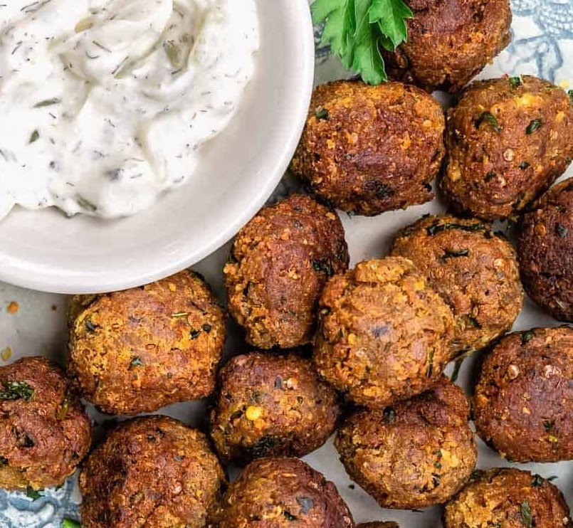 Vegan Eggplant Meatballs